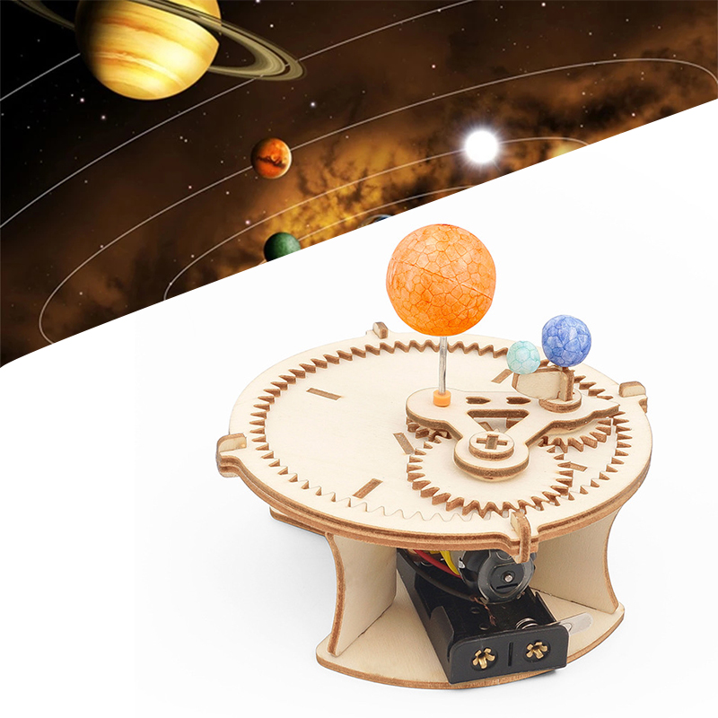 Diy Electronics For Kids - Solar System Astronomy Sun Earth Moon