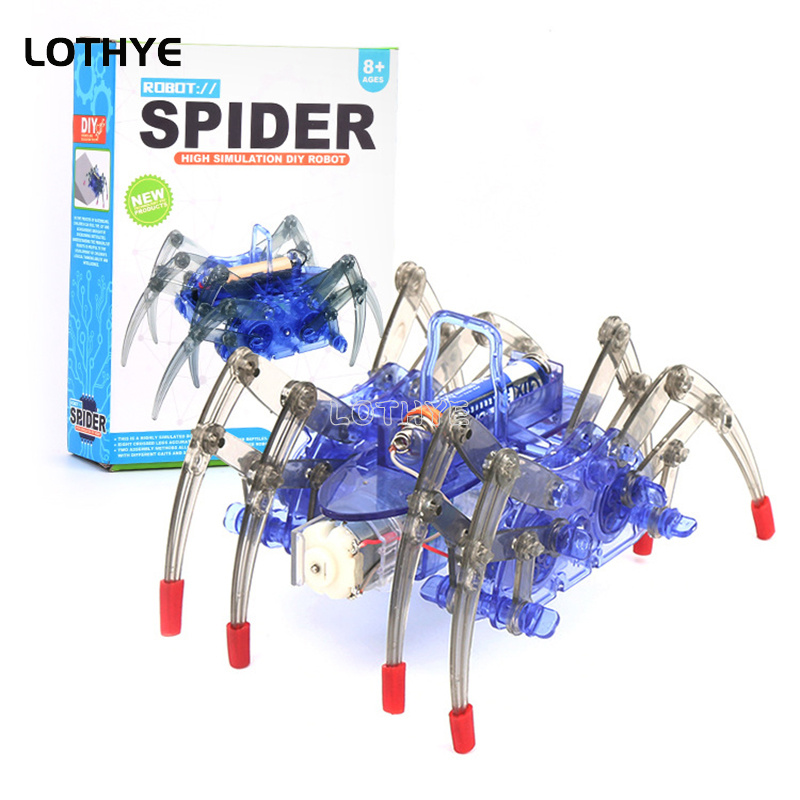 Diy Electronics Toys - DIY Electric Spider Robot Puzzle Toy
