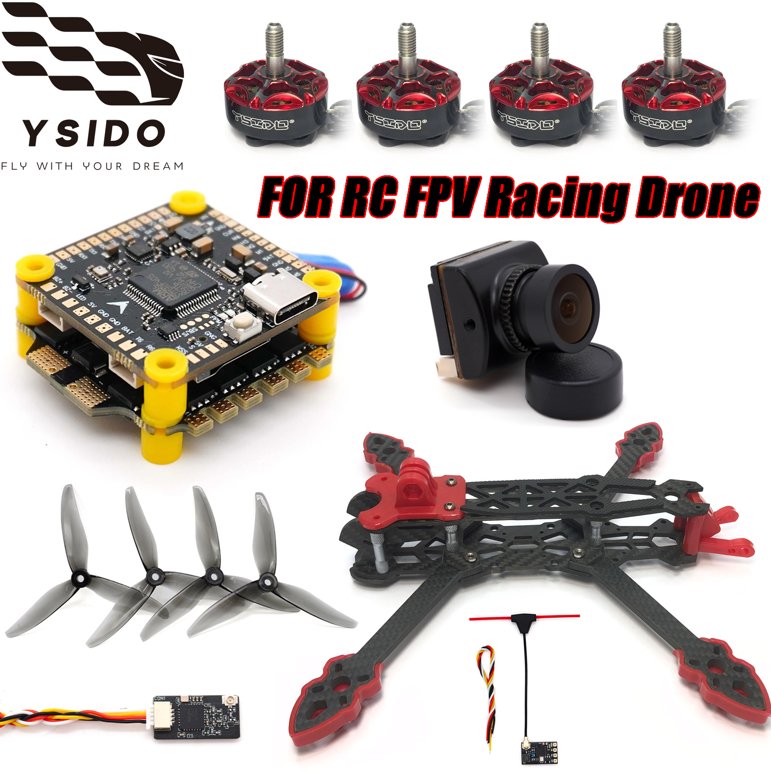 Diy Drone Electronics Kit - Mark4 5inch Frame Kit F405 V3