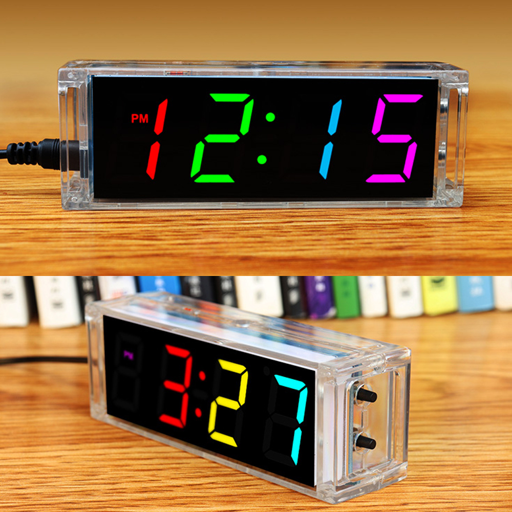 Diy Electronics Tools - Digital Tube DIY Clock Kit Temperature
