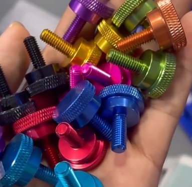 Diy Drone Electronics Kit - Multi-color Anodized Aluminum Alloy Knurled Thumb