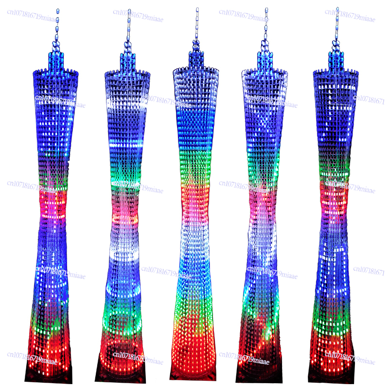 Learn Diy Electronics - 64-Floor Canton Tower DIY Kit LED