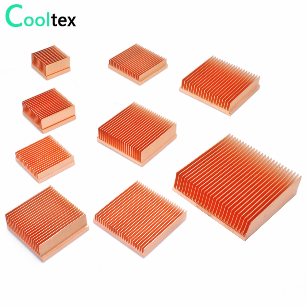Diy Electronics For Home - Pure Copper Heatsink DIY Heat Sink