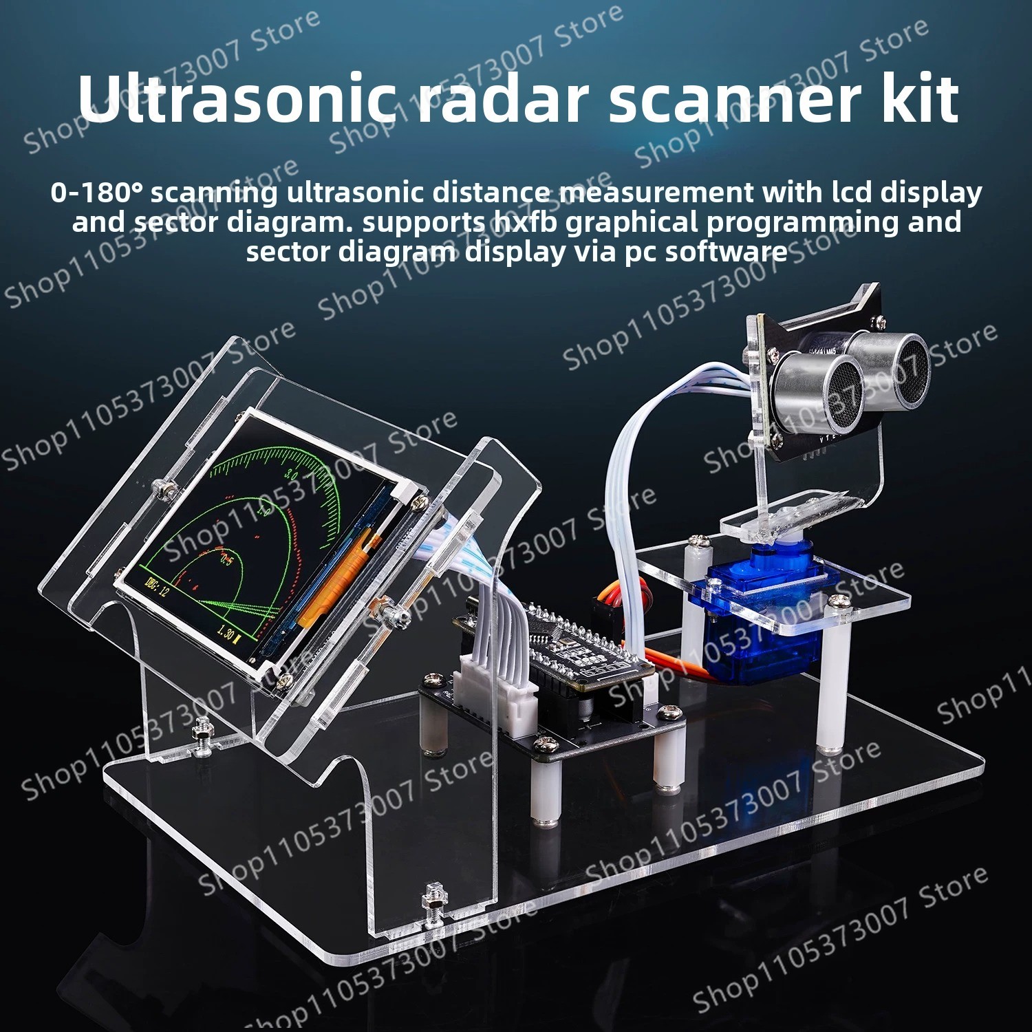 Analog Ultrasonic Radar Scanne - Diy Analog Electronics recensione e prezzo