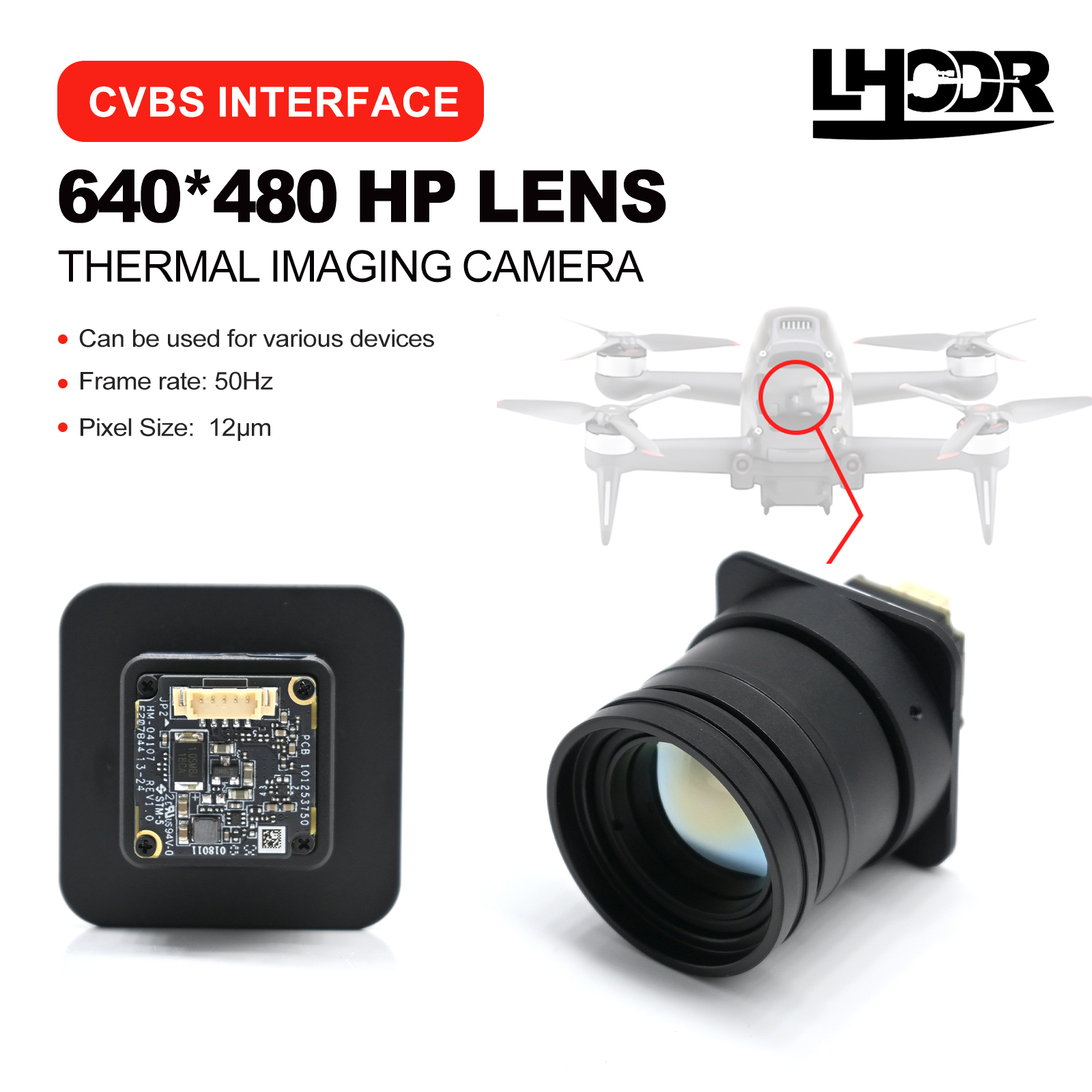30mm 640x480 pix Drone thermal - Diy Drone Electronics Kit recensione e prezzo