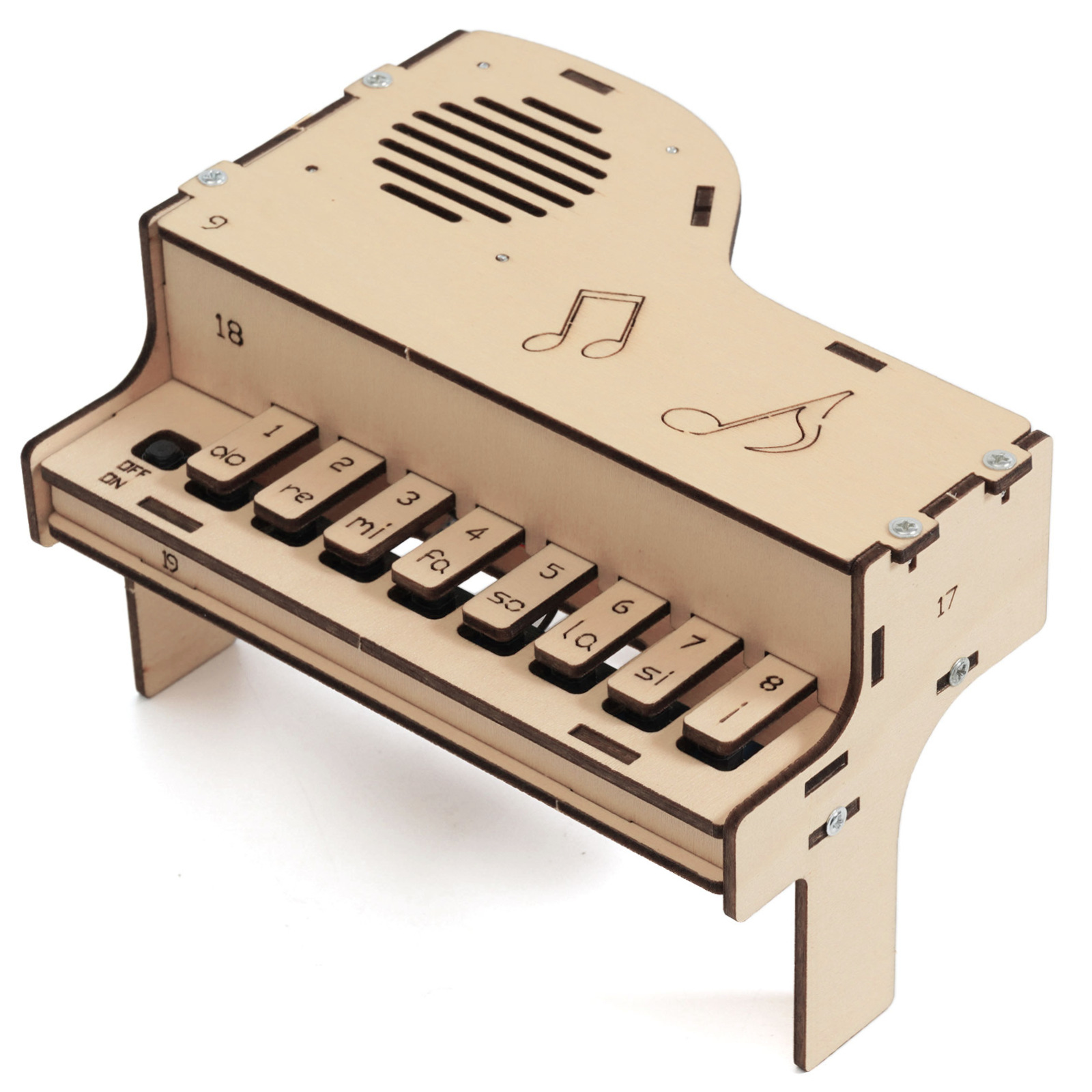 DIY Wooden Electronic Piano Mo - Diy Electronics Toys recensione e prezzo