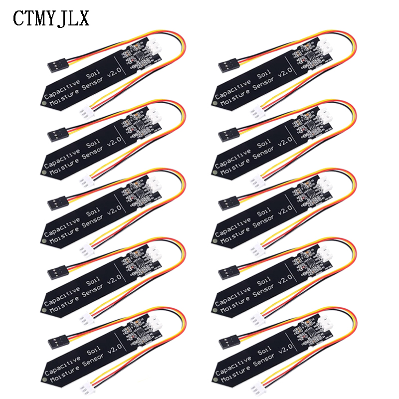 10pcs Capacitive Soil Moisture - Diy Analog Electronics recensione e prezzo