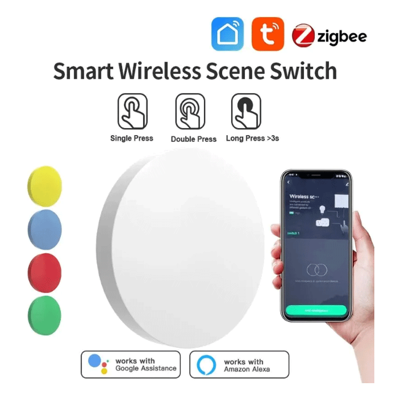 Tuya ZigBee Smart Wireless But - Diy Electronics Button recensione e prezzo