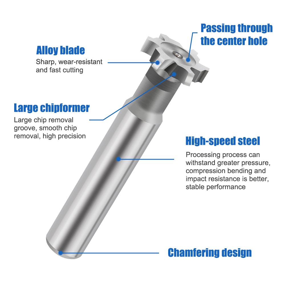T Slot Milling Cutter 8-20mm H - Diy Cnc Router Electronics recensione e prezzo