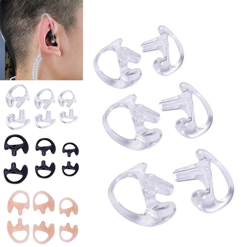2Pcs Ear Molds Soft 2-Way Radi - Diy Electronics Radio recensione e prezzo