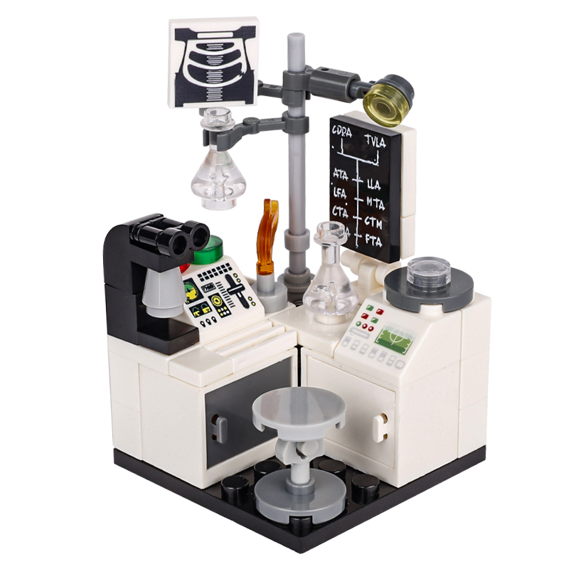 MOC City Laboratory Lab Buildi - Diy Electronics Workbench recensione e prezzo