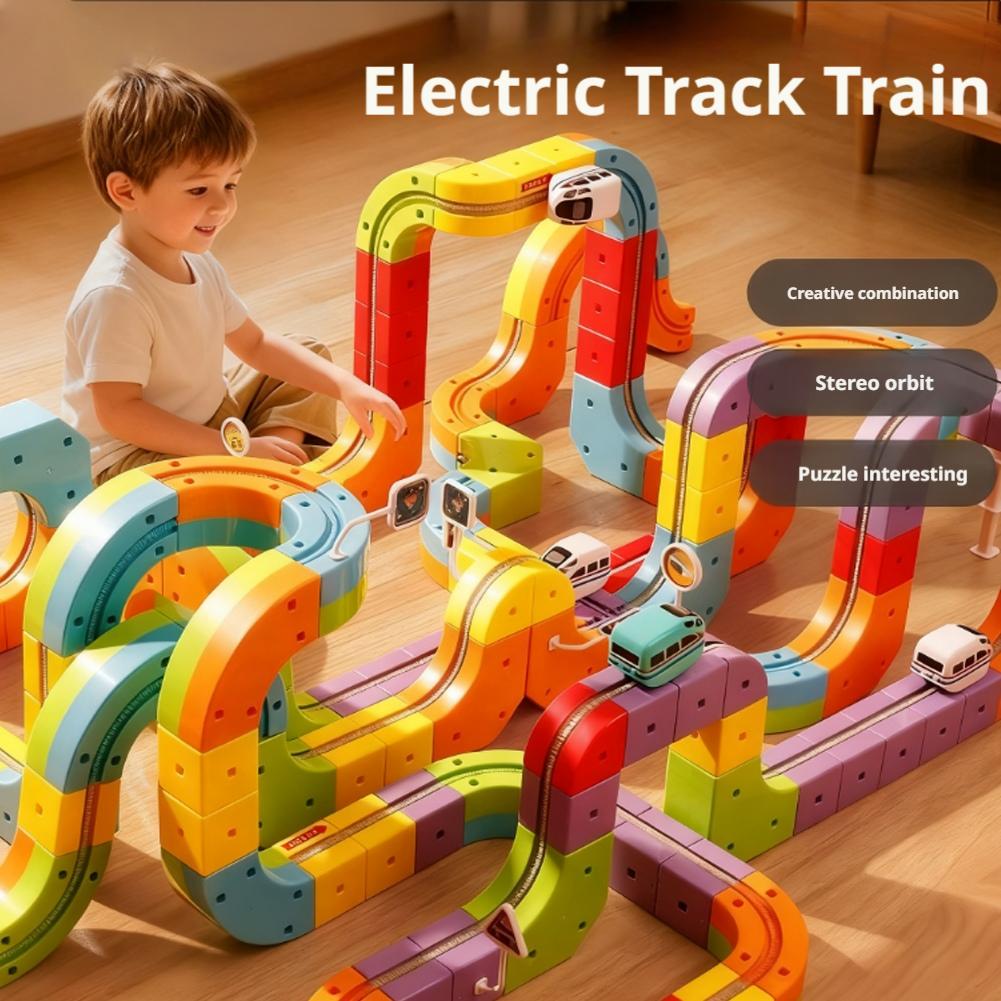 DIY Assembly Magic Track Train - Diy Electronics Toys recensione e prezzo
