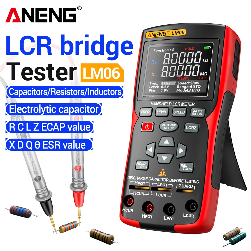 LM06 LCR Bridge Meter Electron - Diy Electronics Workshop recensione e prezzo