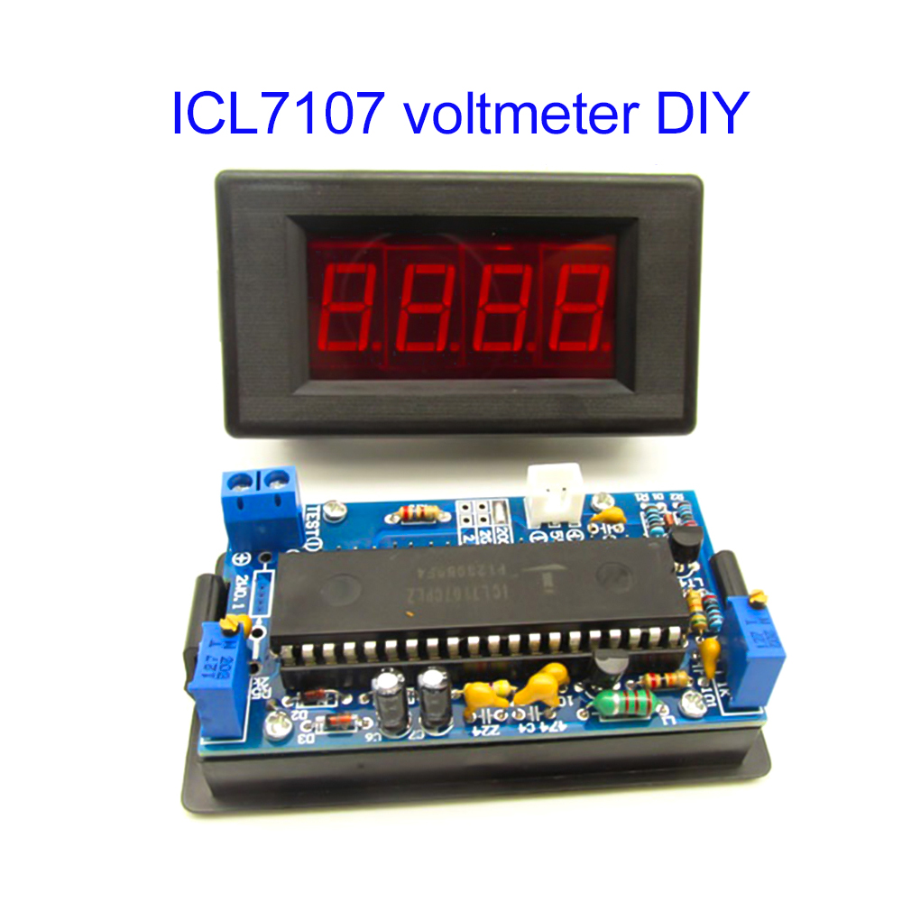 ICL7107 Voltmeter DIY Kit Part - Diy Analog Electronics recensione e prezzo