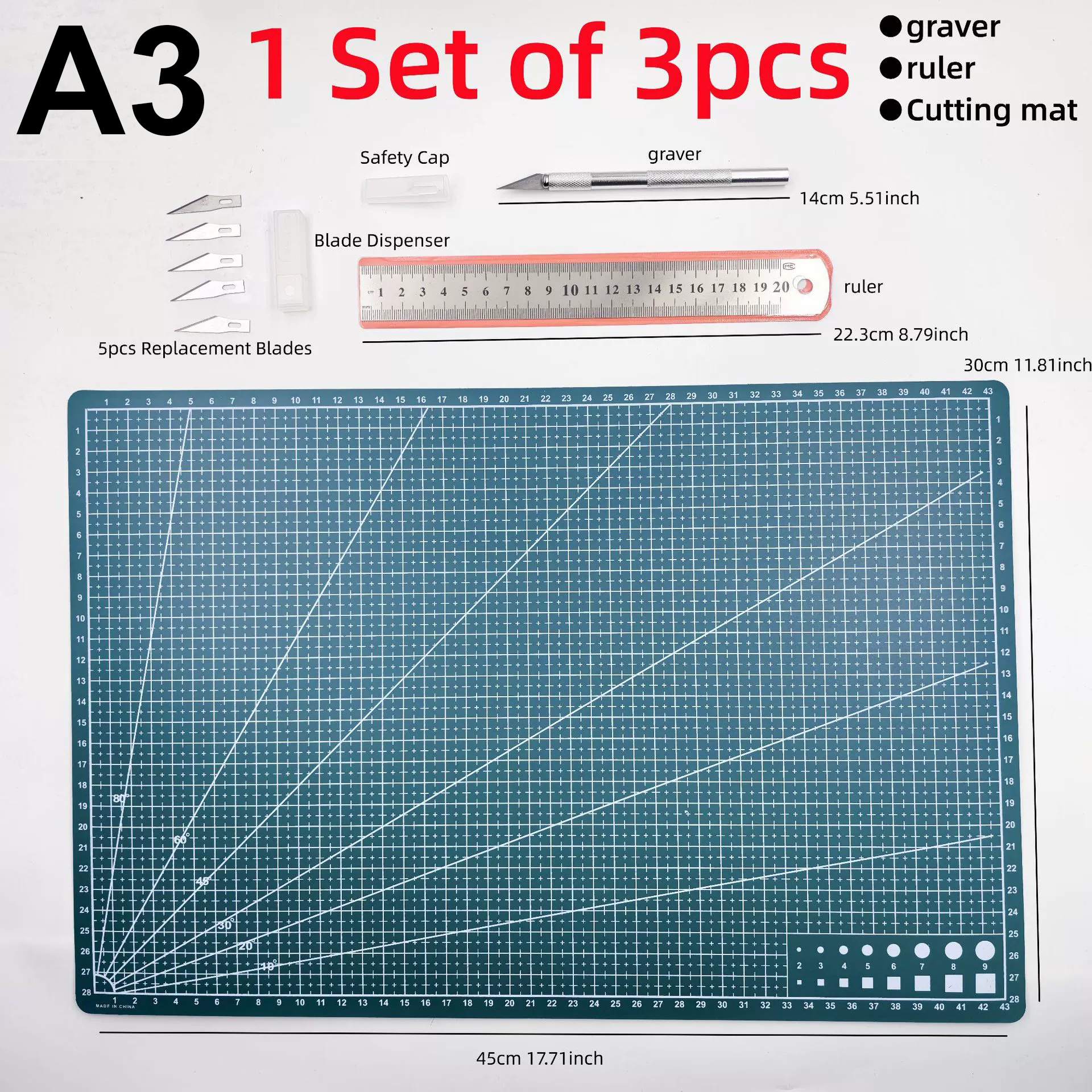 A3/A4/A5 PVC Single Side Cutti - Diy Electronics Workbench recensione e prezzo