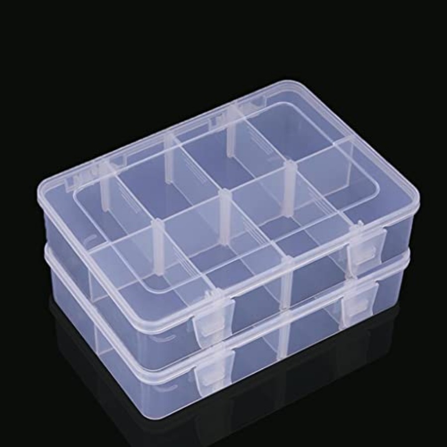 Clear Organizer Box Plastic St - Diy Electronics Art recensione e prezzo