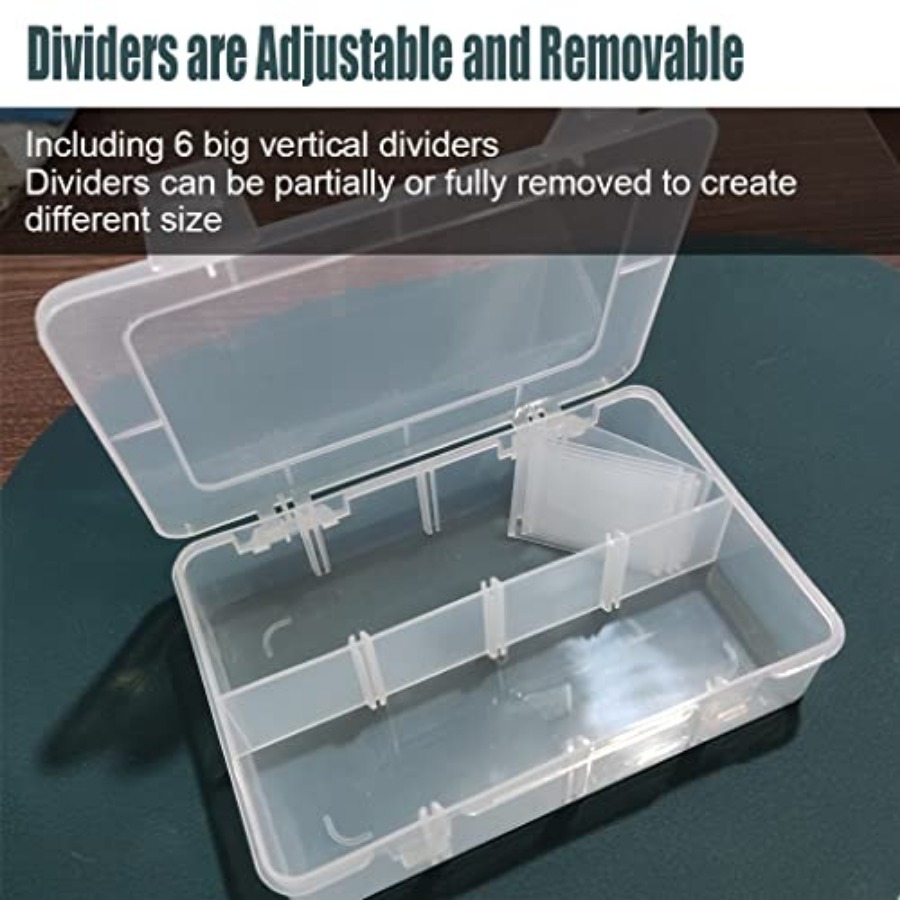 Clear Organizer Box Plastic St - Diy Electronics Art recensione e prezzo