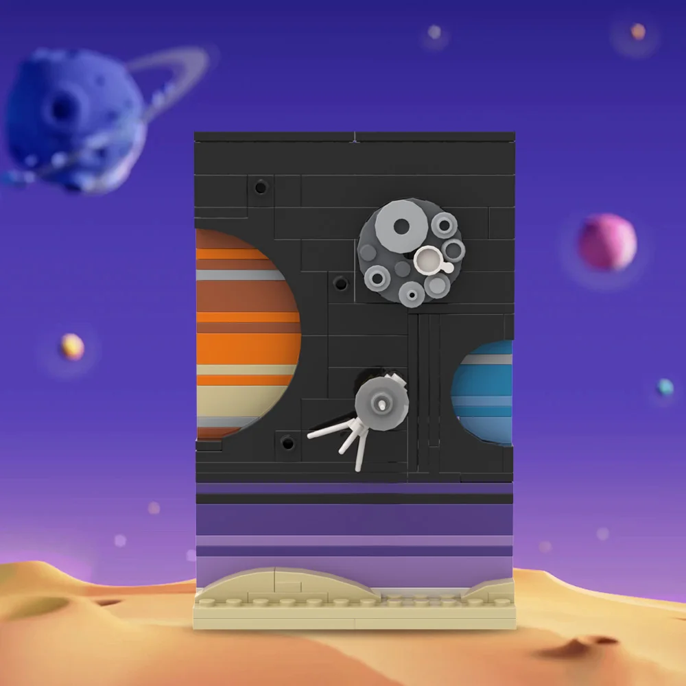 MOC Space Story Postcard Model - Diy Electronics Art recensione e prezzo
