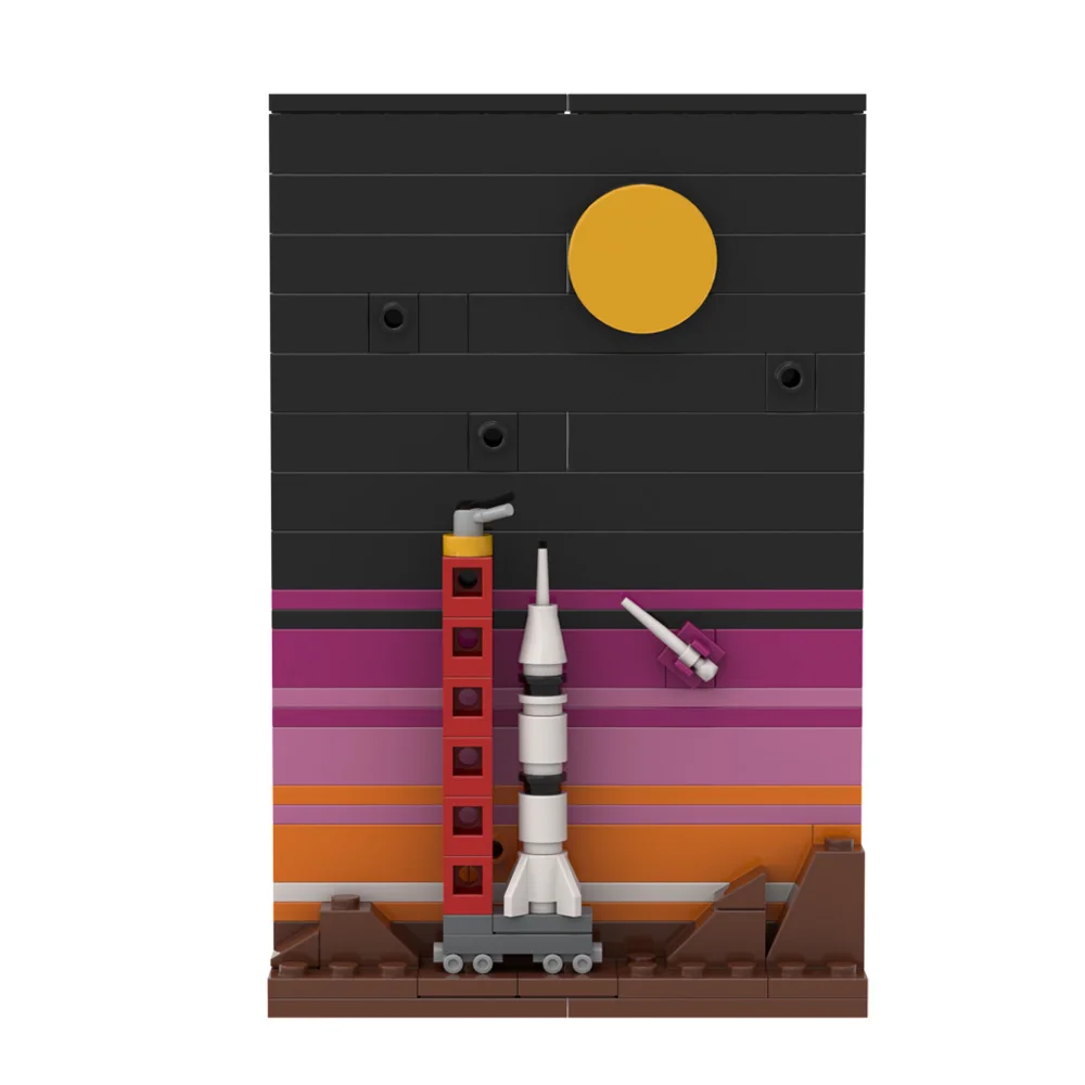 MOC Space Story Postcard Model - Diy Electronics Art recensione e prezzo
