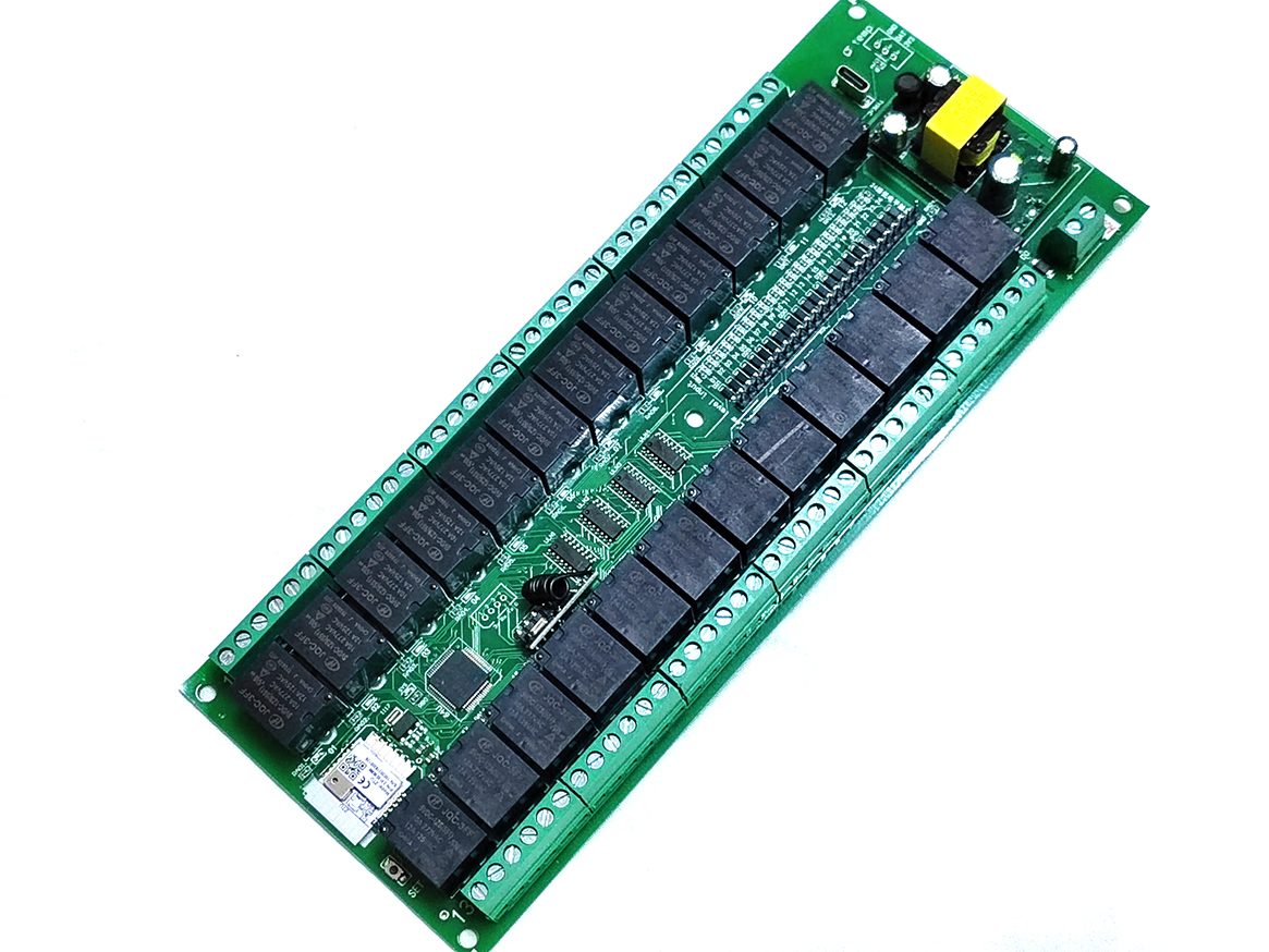 Relay Switch Module 24 Channel - Diy Electronics Button recensione e prezzo