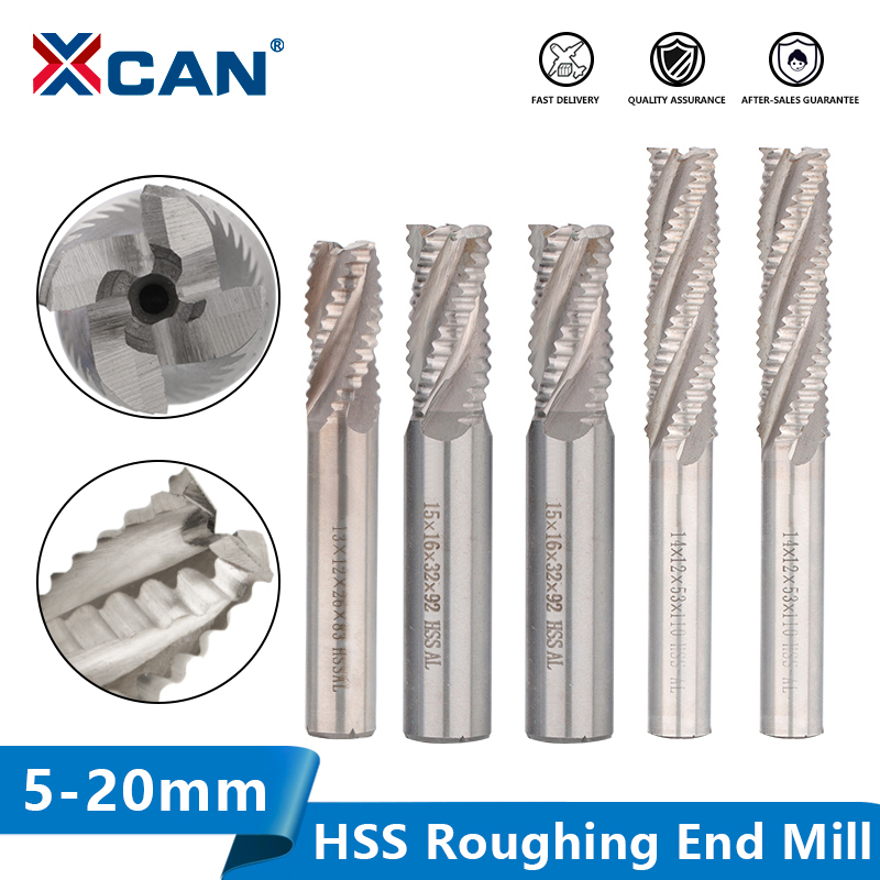 XCAN Roughing End Mill HSS Mil - Diy Cnc Router Electronics recensione e prezzo