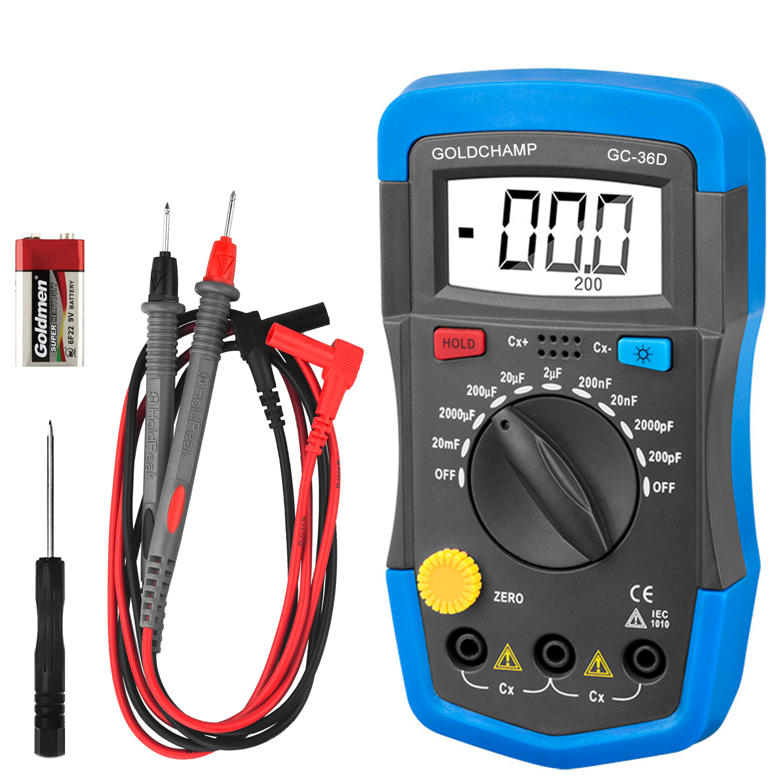 Digital Capacitance Meter 0.1p - Diy Electronics Tools recensione e prezzo
