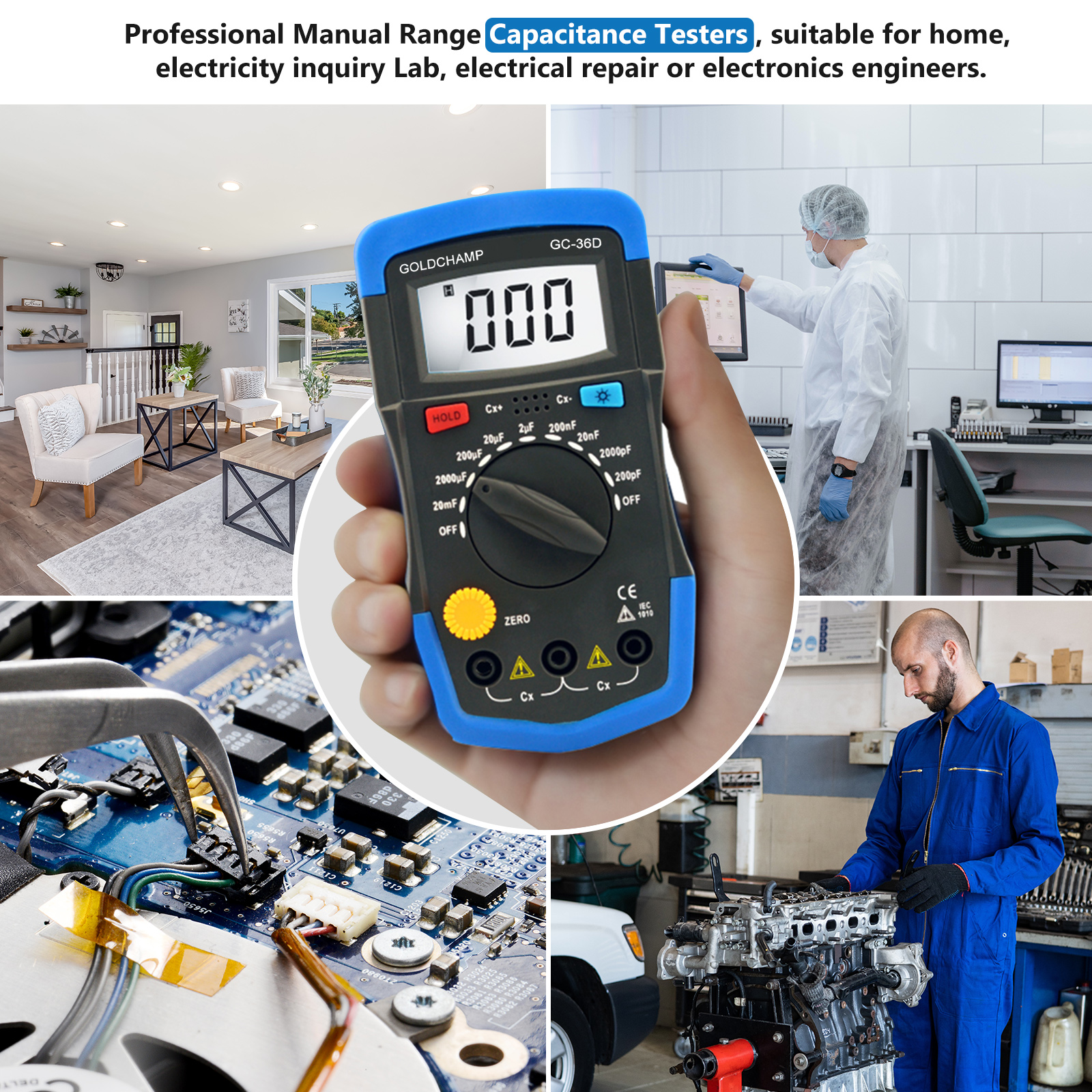 Digital Capacitance Meter 0.1p - Diy Electronics Tools recensione e prezzo
