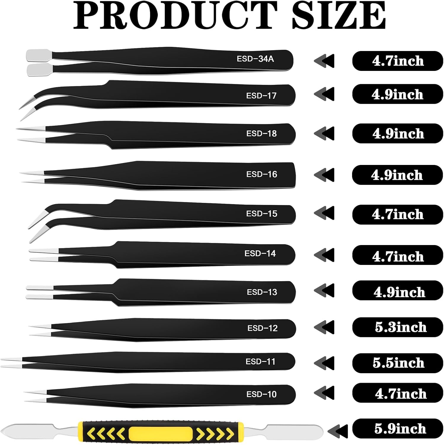 Precision ESD Anti-Static Twee - Diy Electronics Art recensione e prezzo