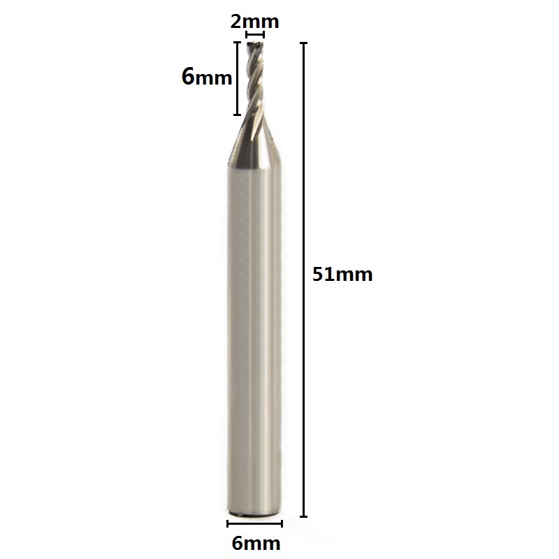 1pc Diameter Frez 2mm Endmill  - Diy Cnc Router Electronics recensione e prezzo