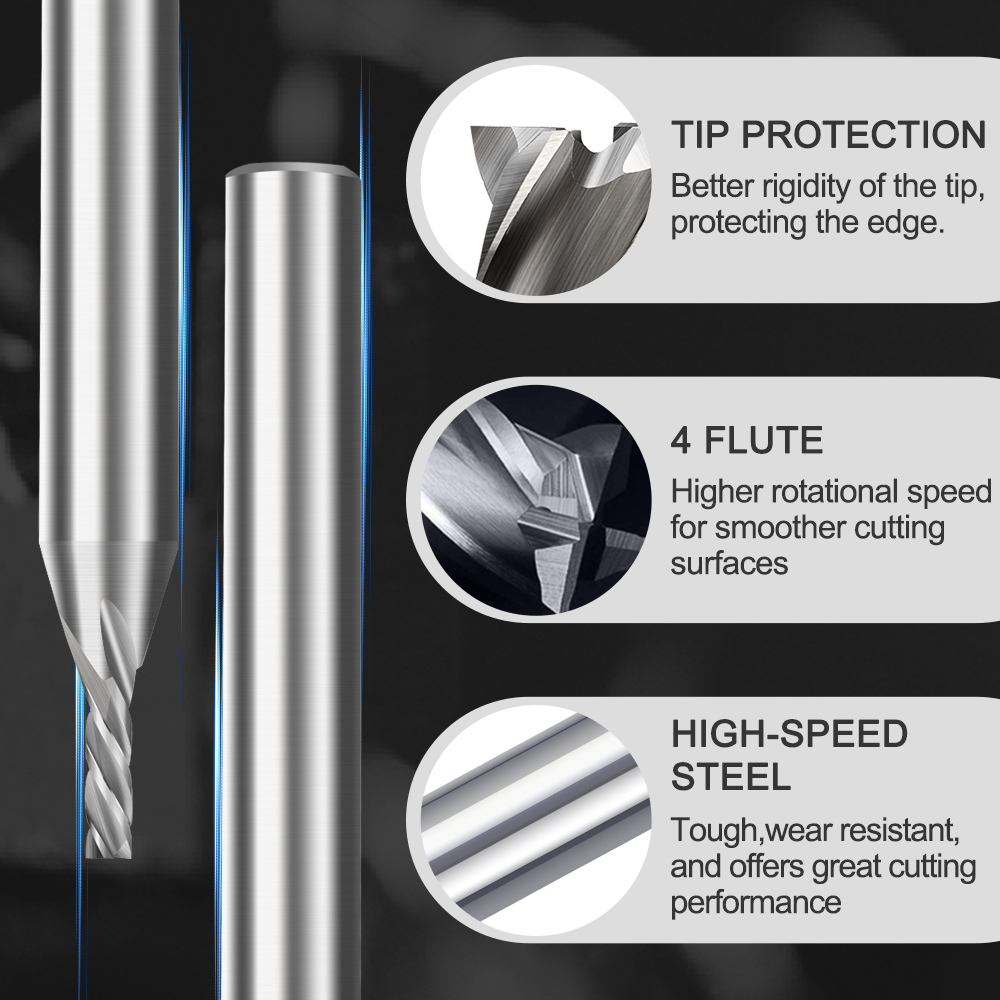 1pc Diameter Frez 2mm Endmill  - Diy Cnc Router Electronics recensione e prezzo