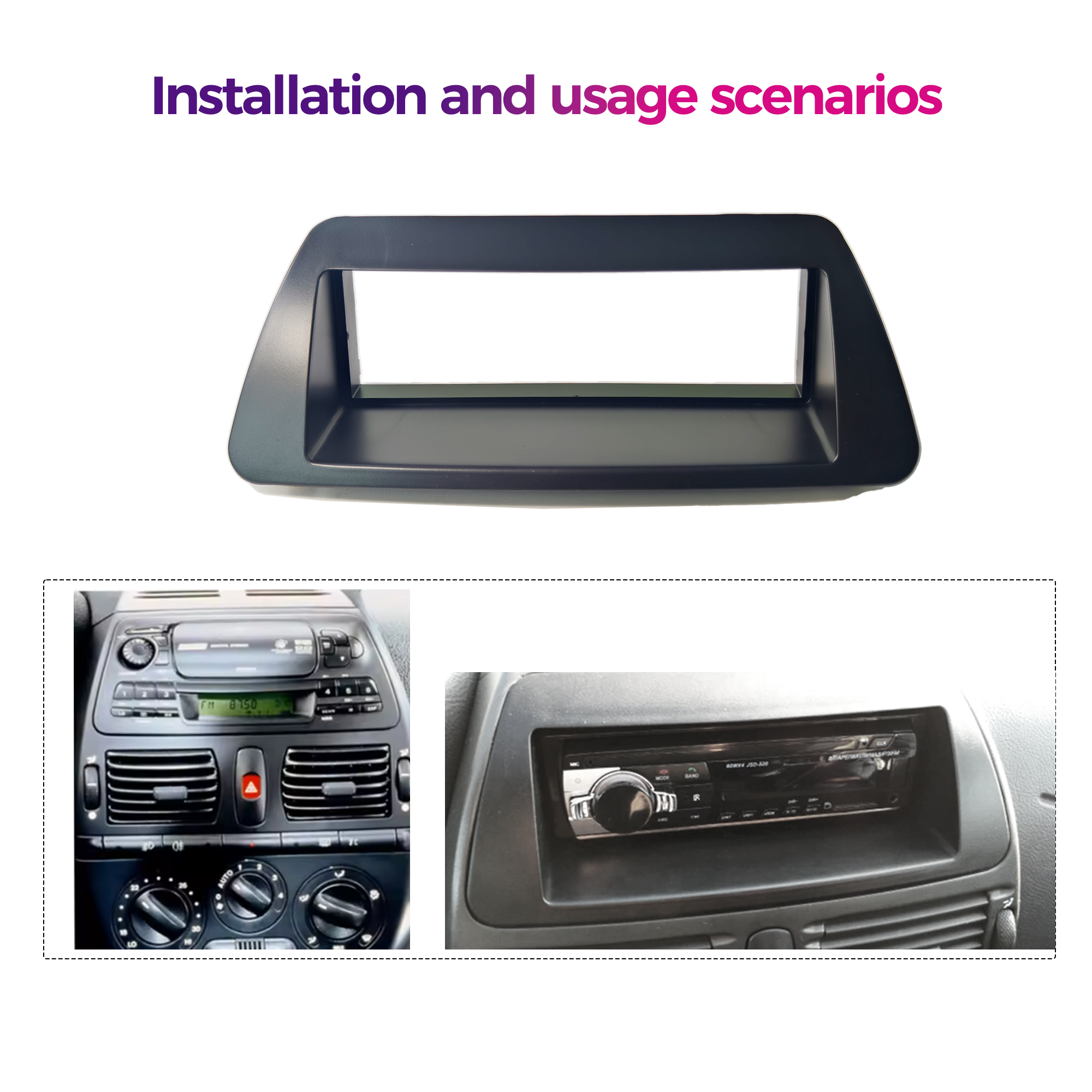 Single Din Car Radio Fascia In - Diy Electronics Radio recensione e prezzo