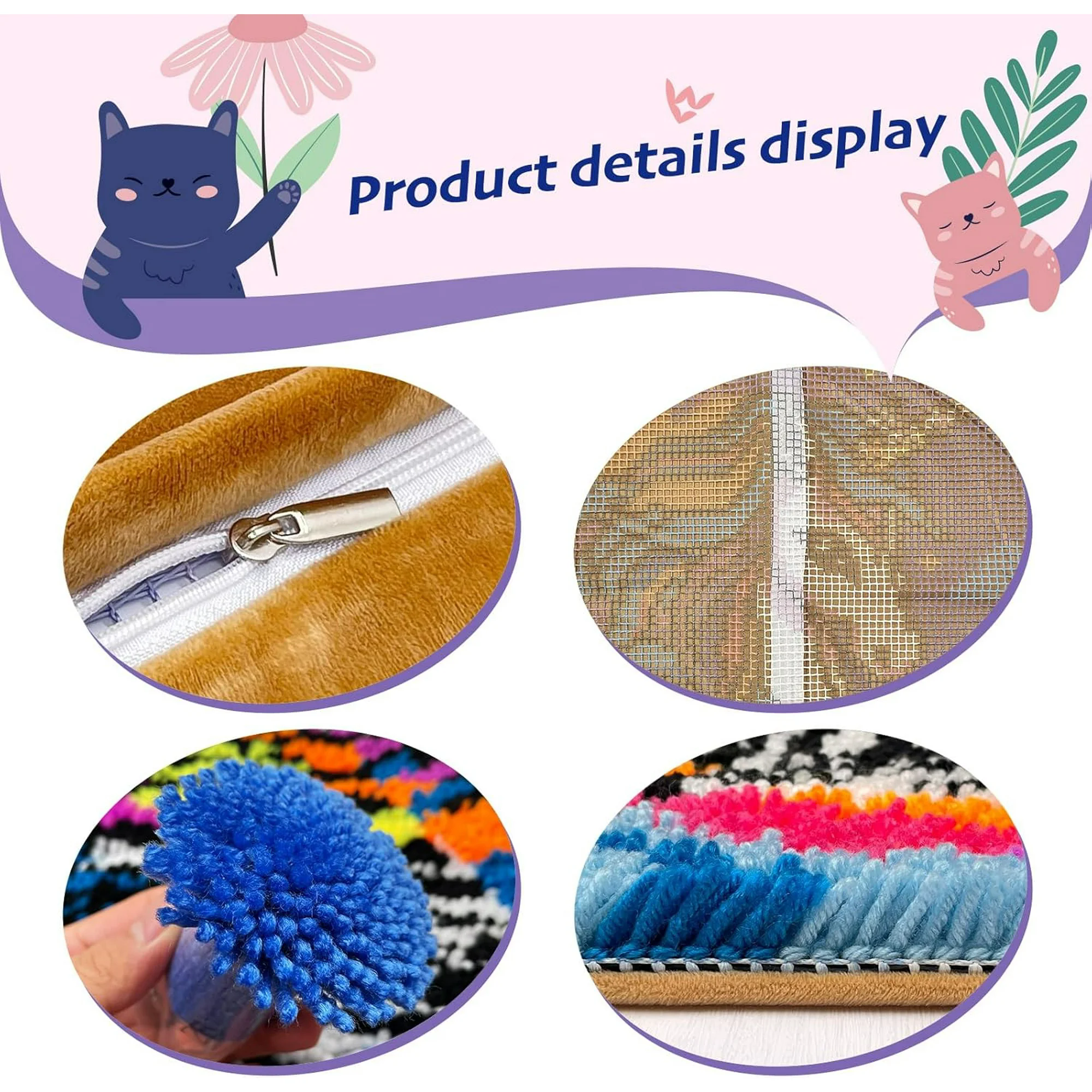 Animals Latch Hook Kits pillow - Diy Electronics Art recensione e prezzo
