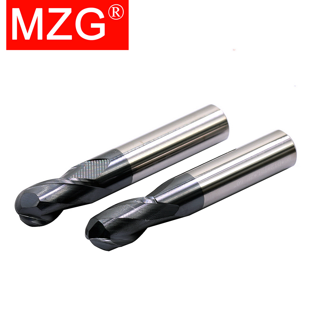 MZG 2 Flute HRC58 Ball End Mil - Diy Cnc Router Electronics recensione e prezzo
