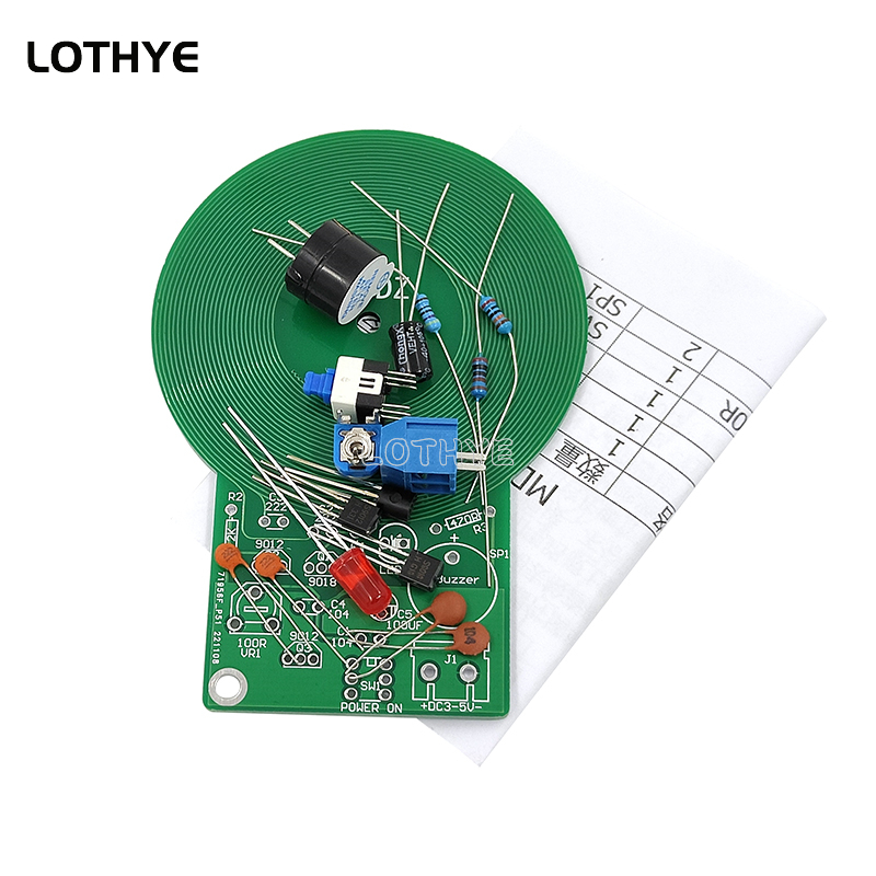 DC 3V-5V Metal Detector Kit DI - Learn Diy Electronics recensione e prezzo