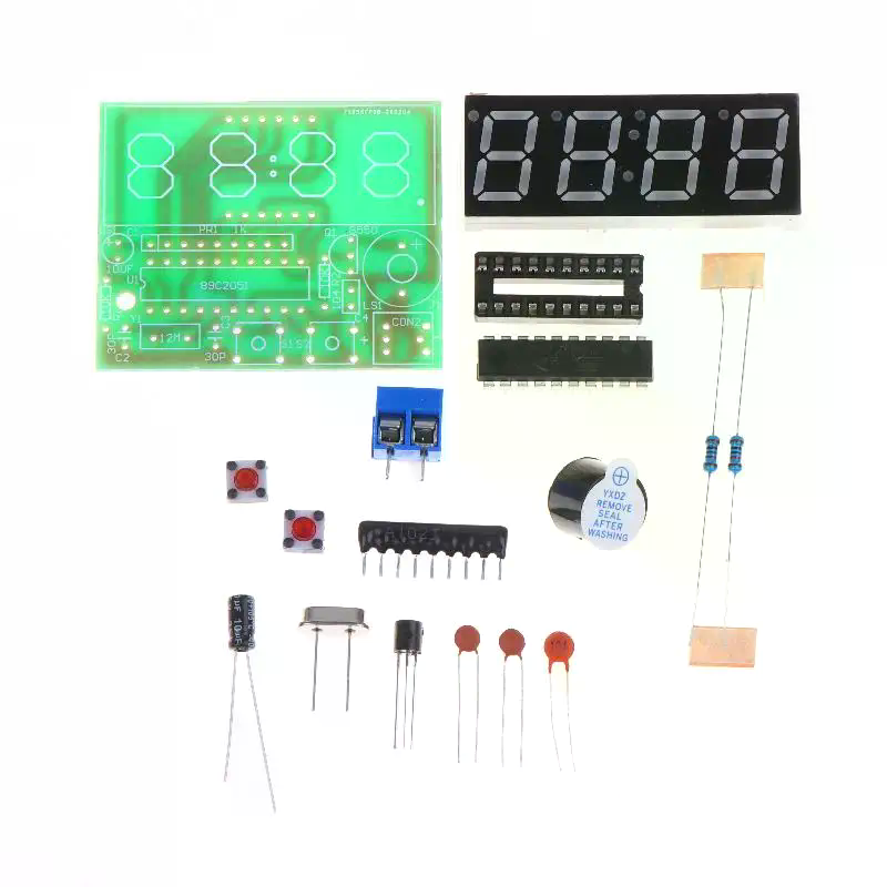 DIY Digital LED Clock Kit 4 Di - Diy Electronics Workshop recensione e prezzo