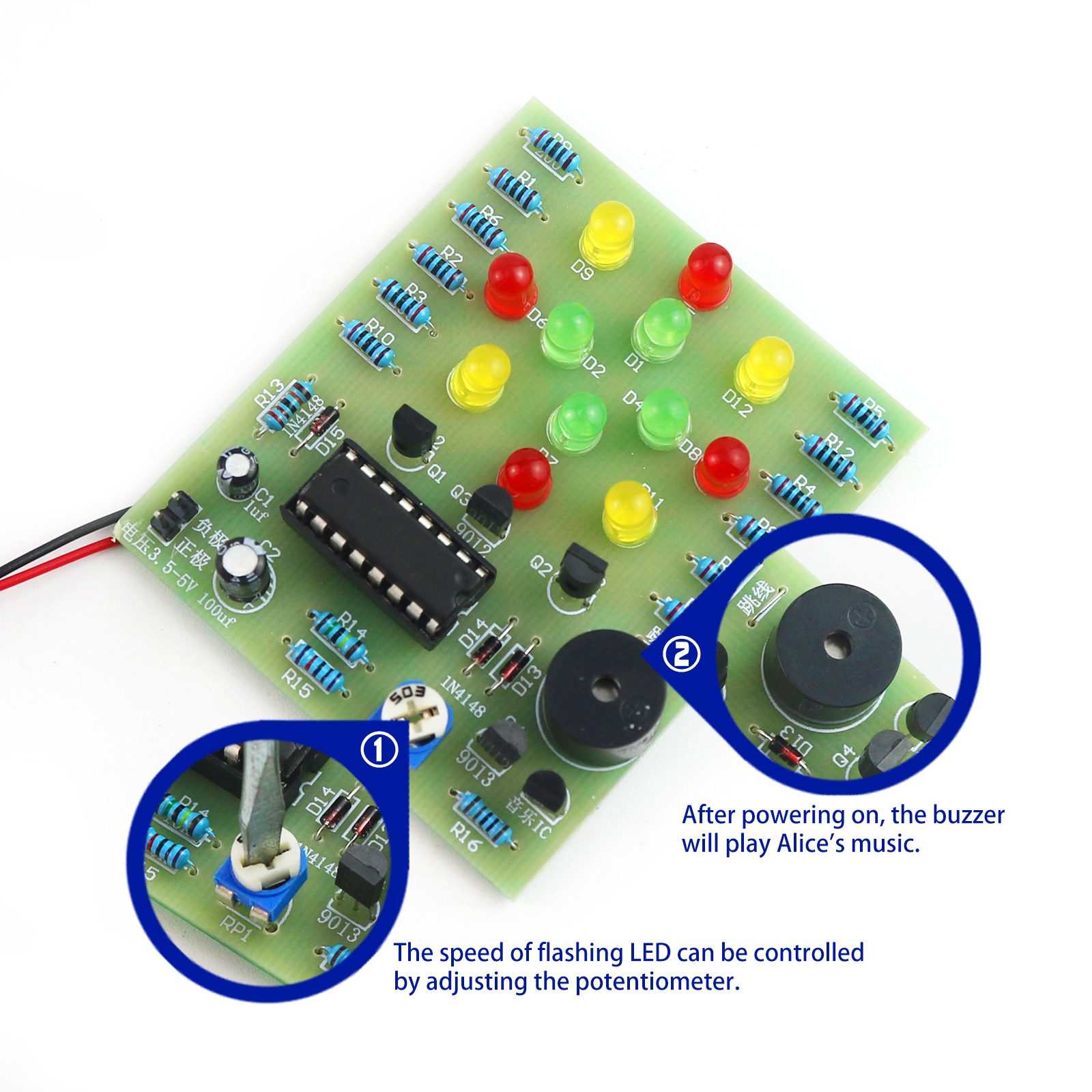 DIY Electronic Kit CD4060 Drea - Diy Electronics Workbench recensione e prezzo
