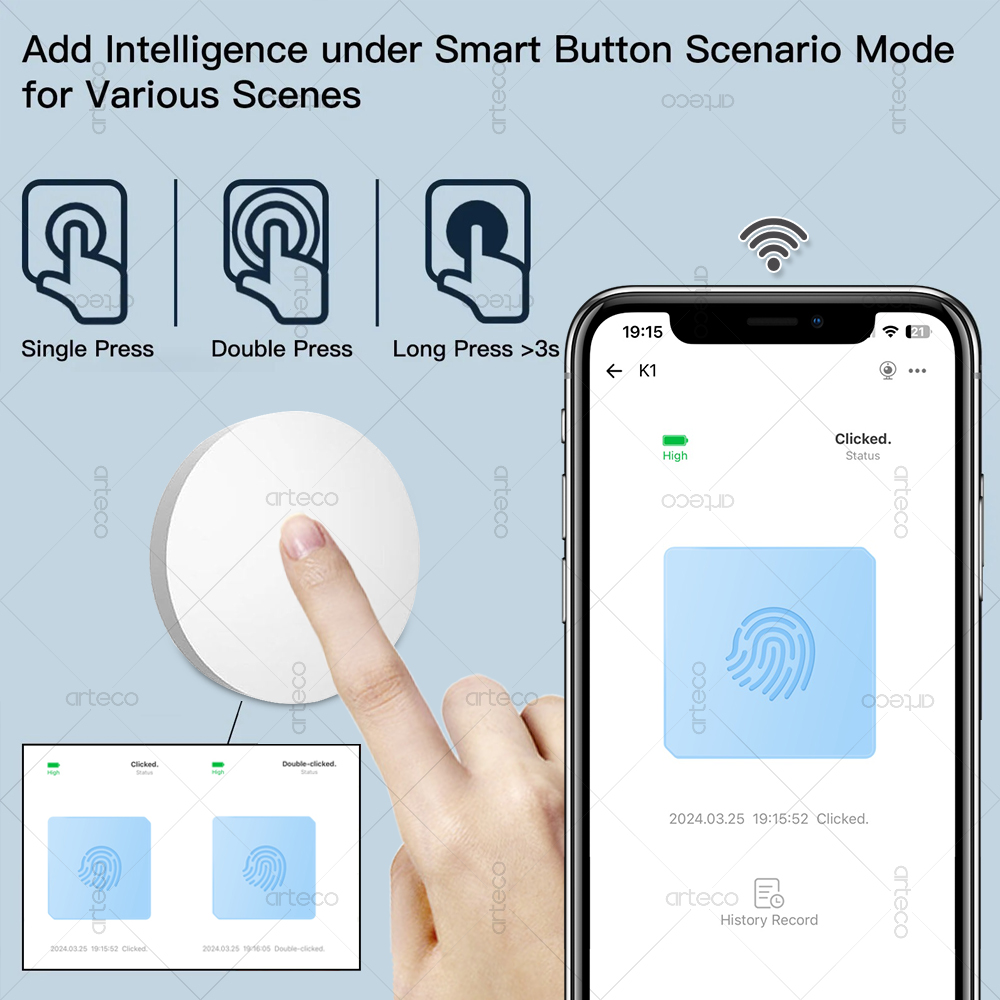 Zigbee Button Scene Switch Wir - Diy Electronics Button recensione e prezzo