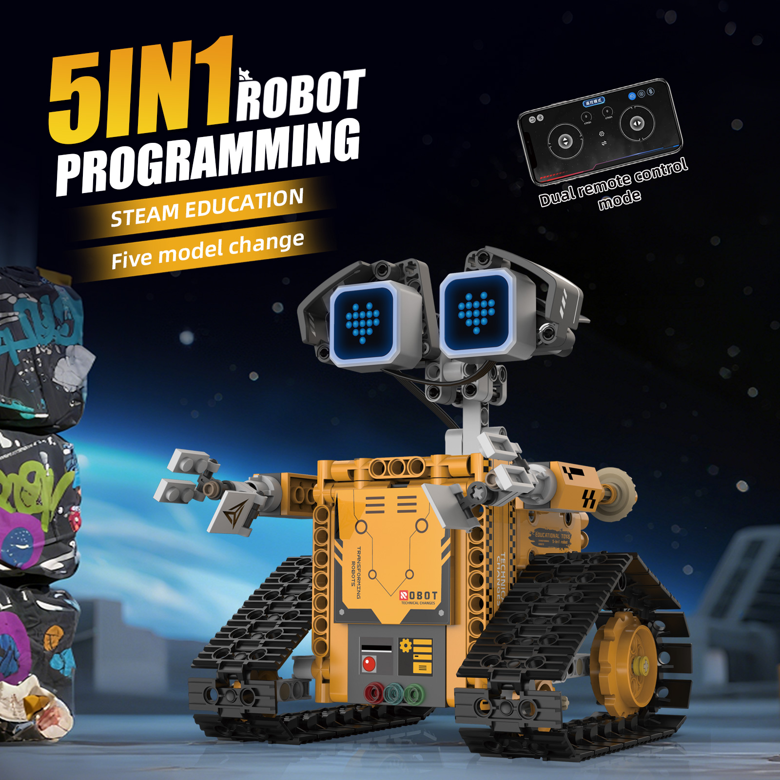 5-in-1 robot programming remot - Diy Electronics Button recensione e prezzo