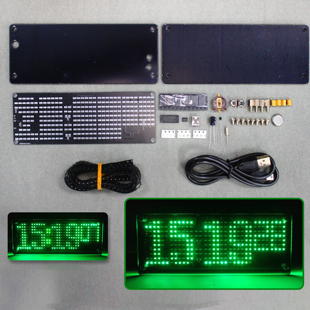 DIY Digital Dot Matrix Clock E - Diy Electronics For Kids recensione e prezzo