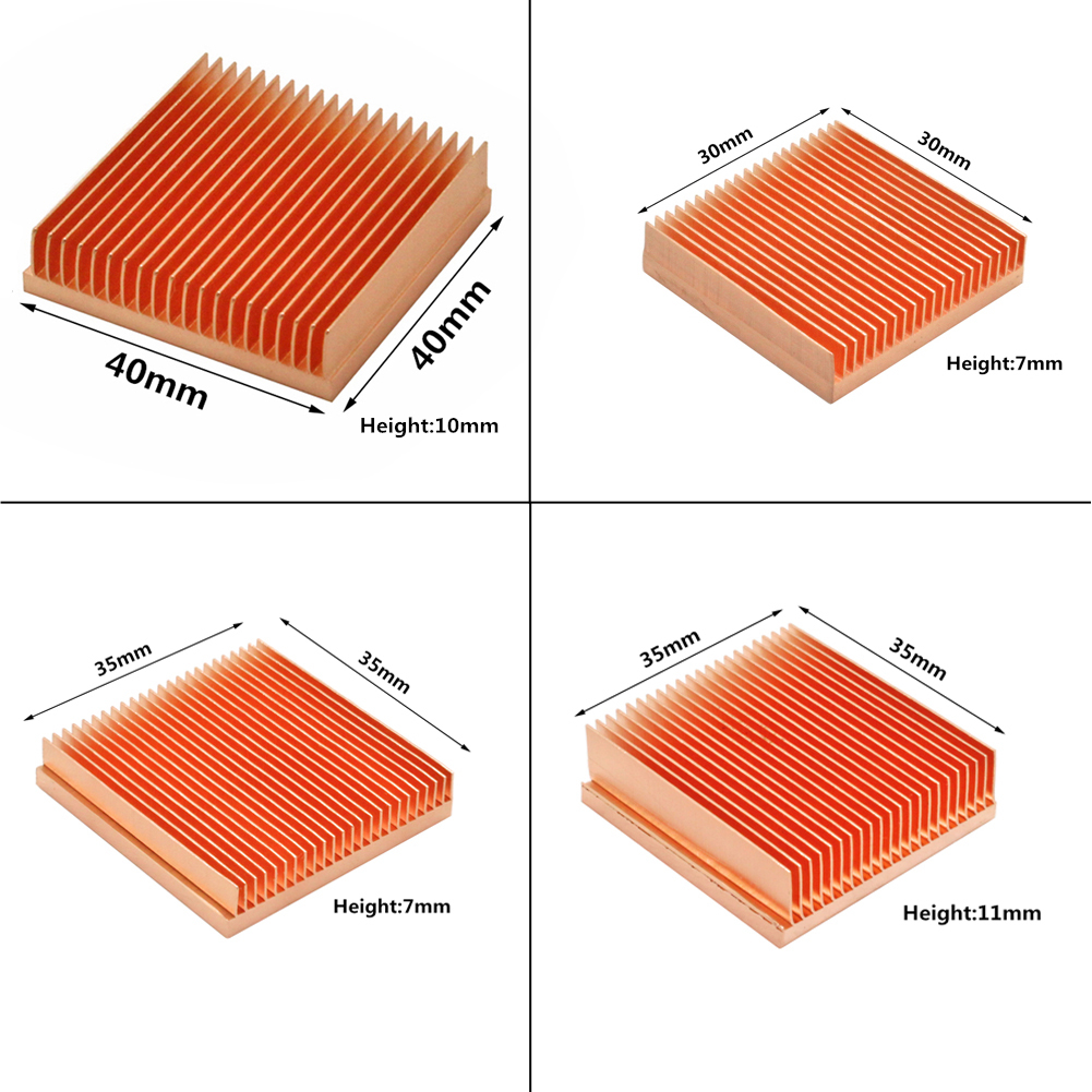 Pure Copper Heatsink DIY Heat  - Diy Electronics For Home recensione e prezzo