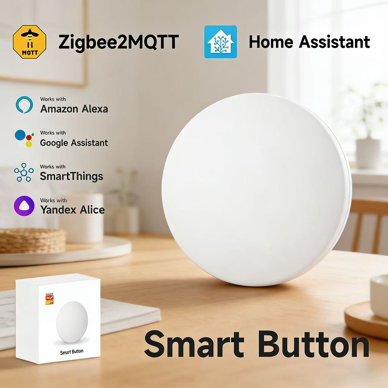 Zigbee3.0 2MQTT Smart Button S - Diy Electronics Button recensione e prezzo