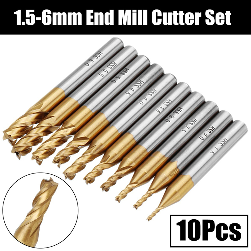 4 Flutes Milling Cutters HSS T - Diy Cnc Router Electronics recensione e prezzo