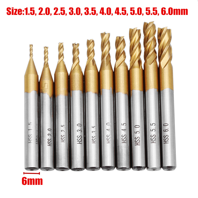 4 Flutes Milling Cutters HSS T - Diy Cnc Router Electronics recensione e prezzo