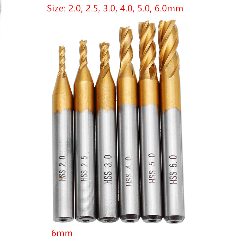 4 Flutes Milling Cutters HSS T - Diy Cnc Router Electronics recensione e prezzo