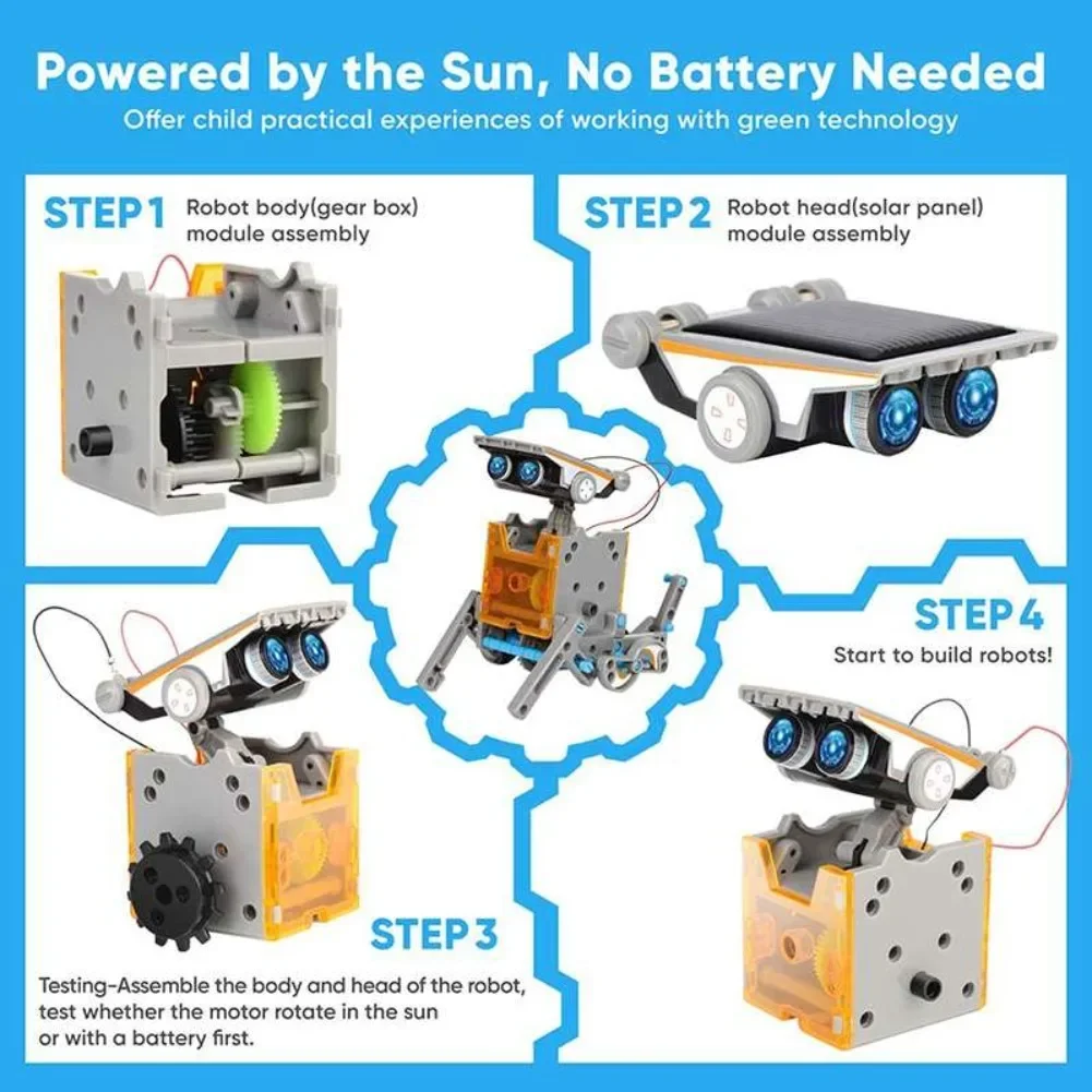 13 in 1 Solar Powered Robot Sc - Learn Diy Electronics recensione e prezzo