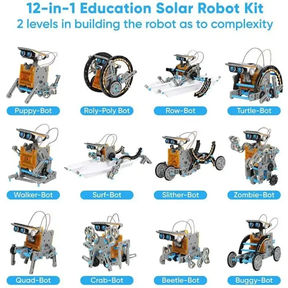 13 in 1 Solar Powered Robot Sc - Learn Diy Electronics recensione e prezzo