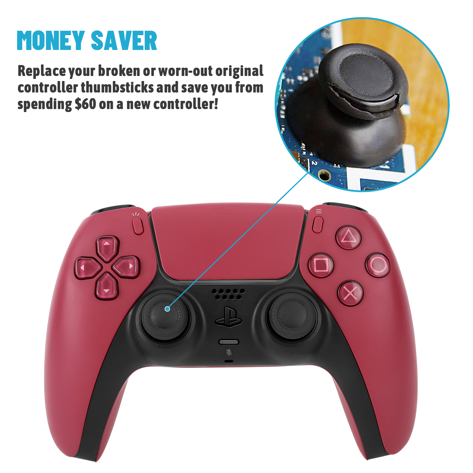 Replacement DIY Button for PS5 - Diy Analog Electronics recensione e prezzo